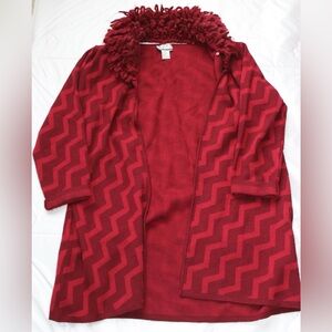 Randolph Duke The Look Red Cardigan 1X